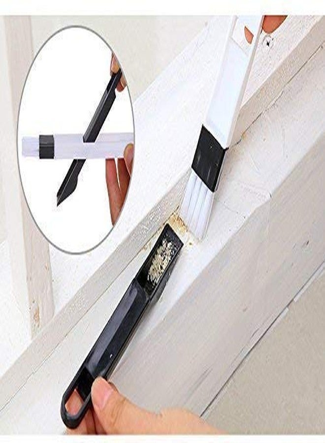 BHAVENA Corners and Edges Dust Cleaning Brush for Window Frame, Keyboard with Mini Dustpan (7 inch, Multicolour) - Image 3